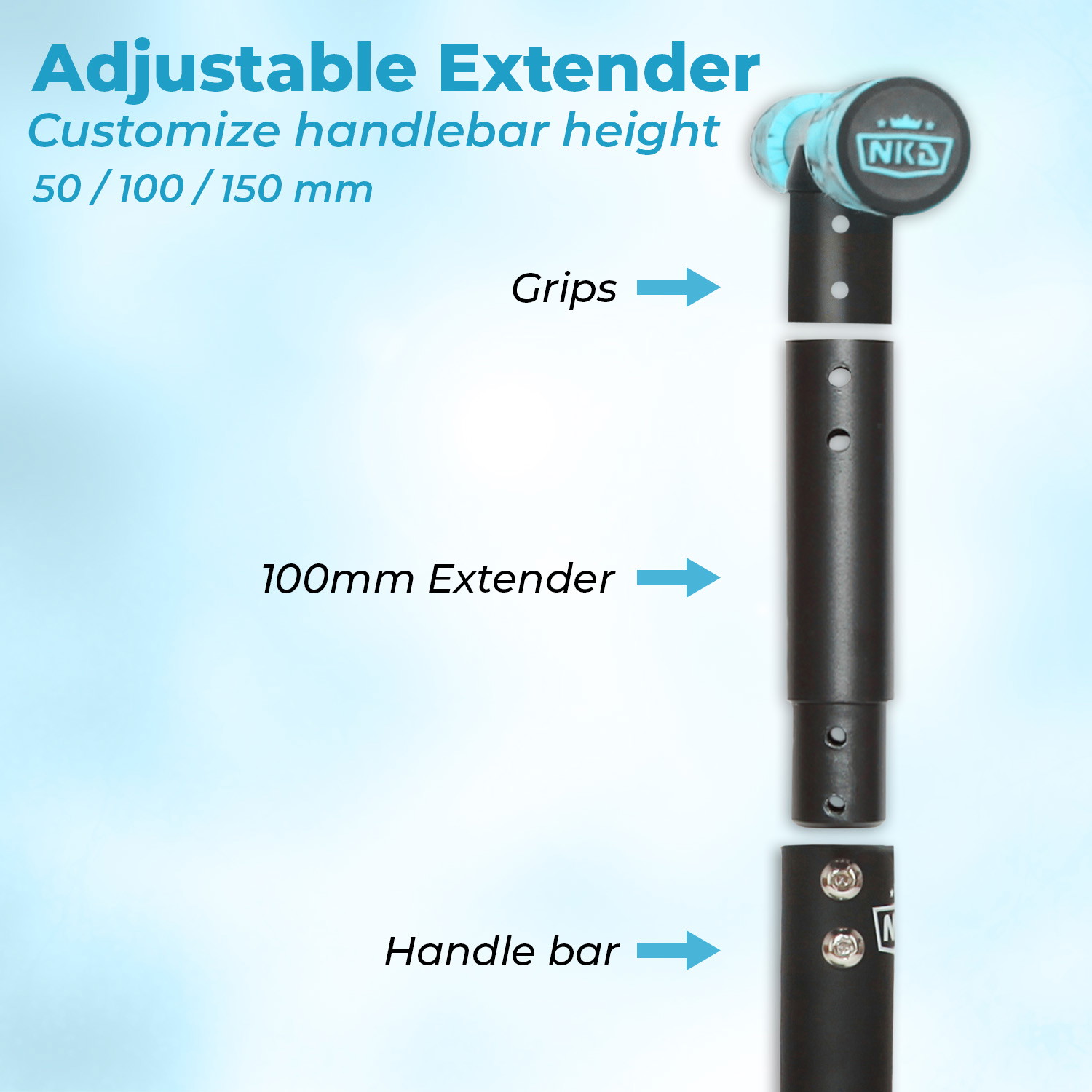 NKD PRO 7.5" Trambulin robogó