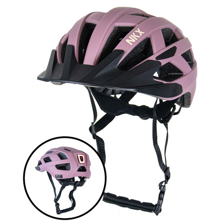 NKX City LED Kerékpáros Sisak beépített lámpával