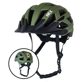 NKX City LED Kerékpáros Sisak beépített lámpával