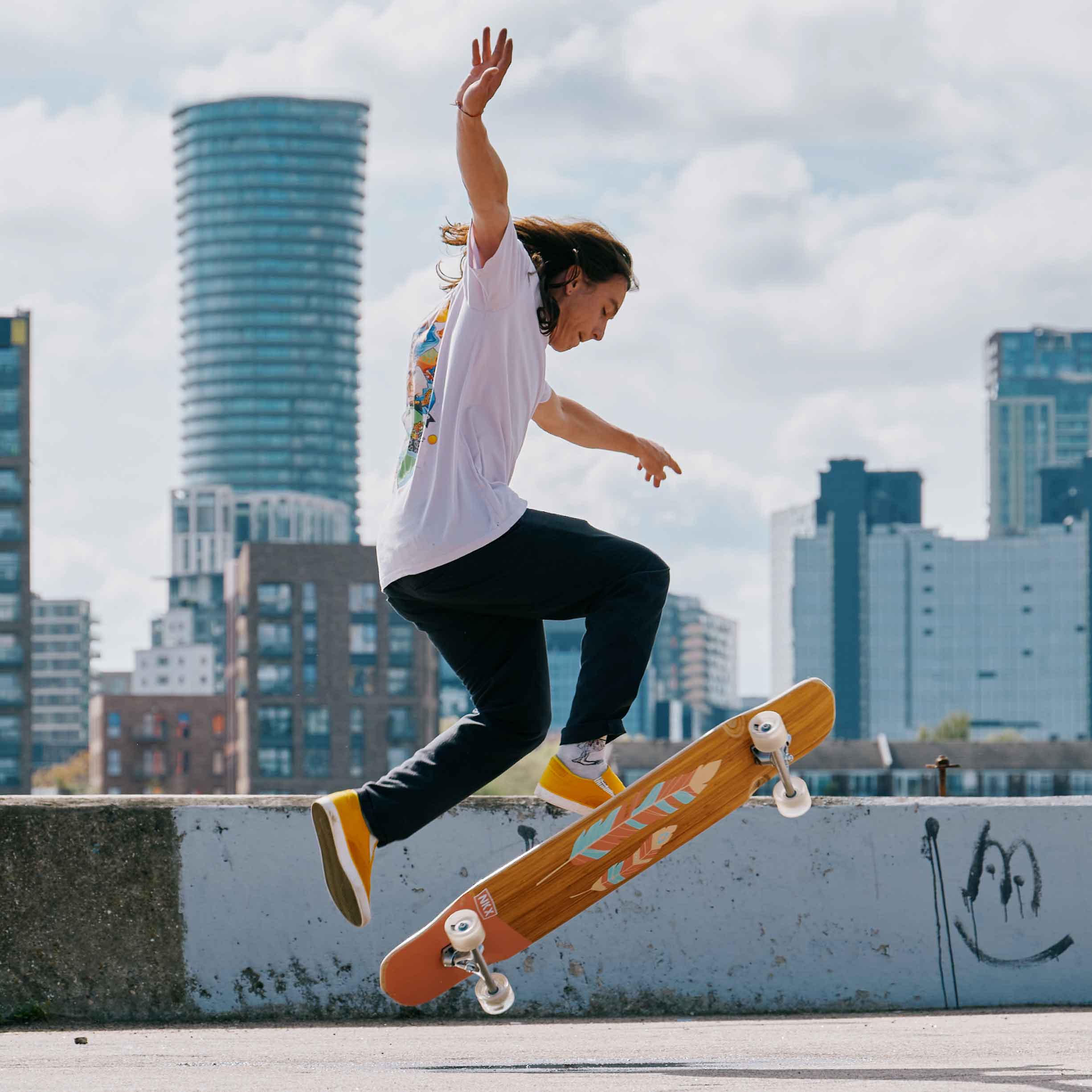 NKX Feather Dancing Longboard