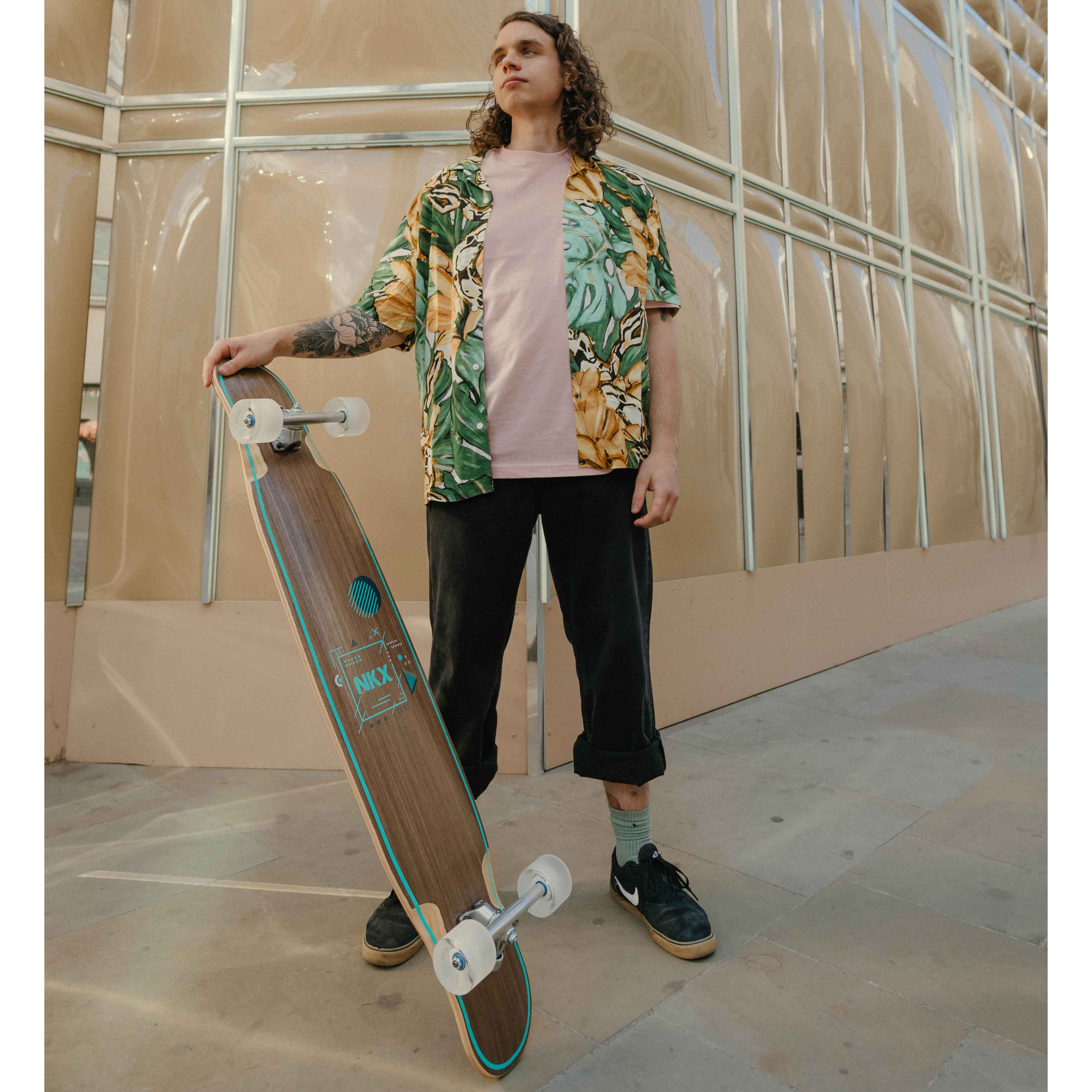 NKX Geometric Dancing Longboard