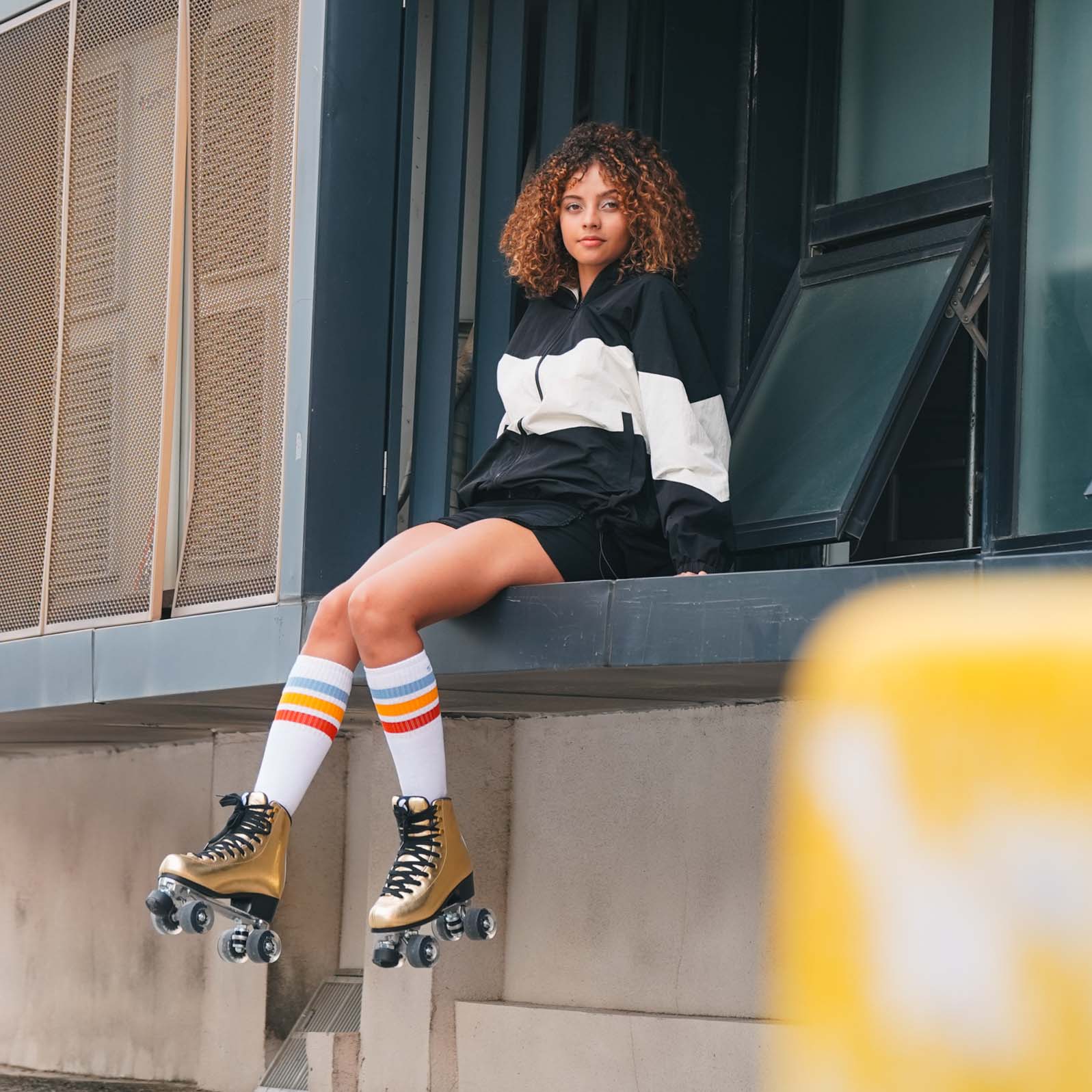 Story Disco Suede Quad Skates