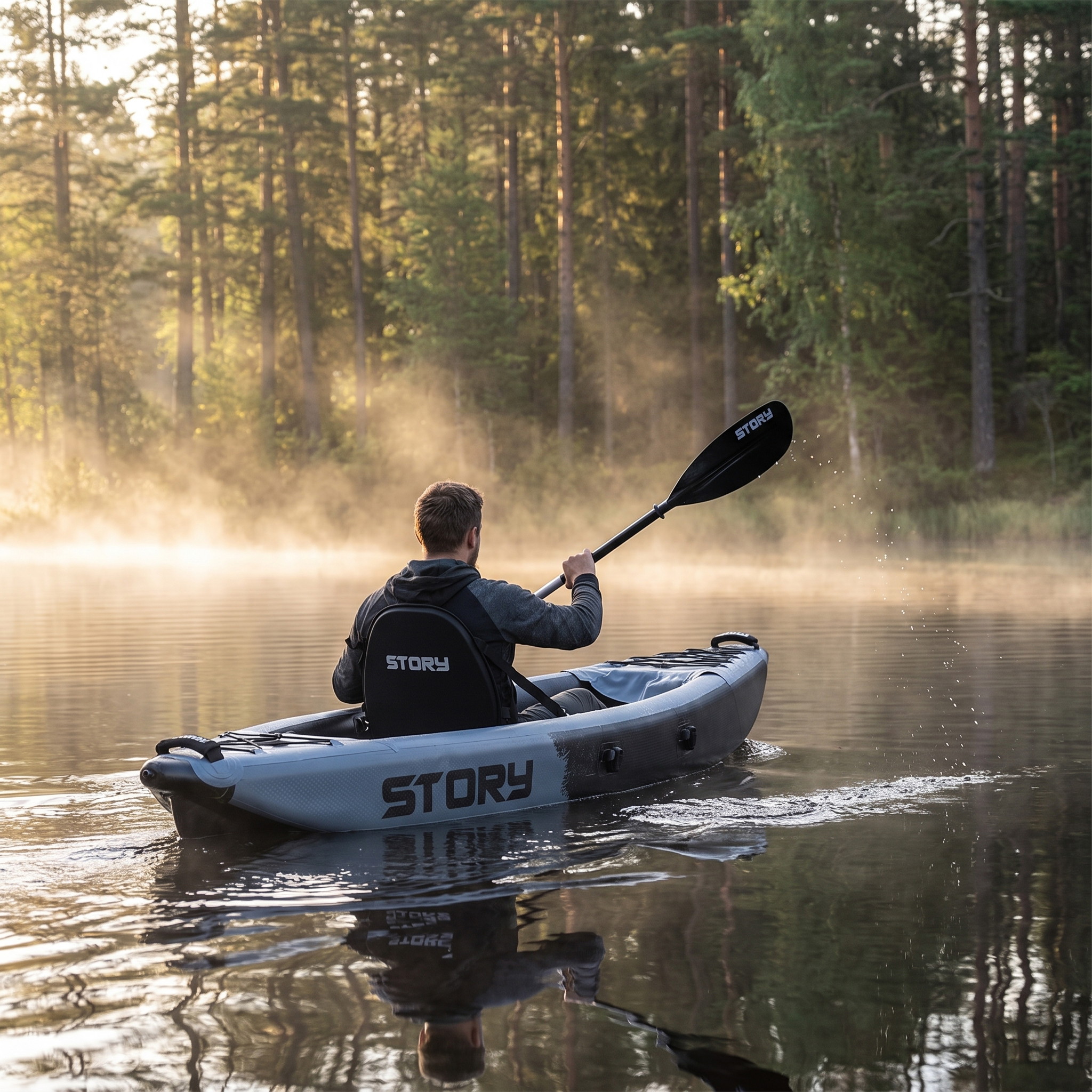 Story Division 1-Person Inflatable Kayak