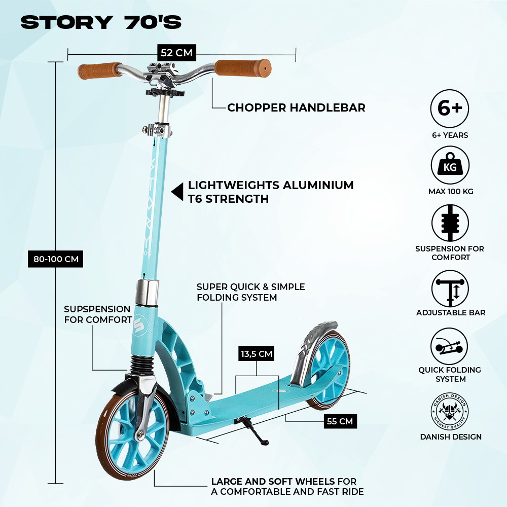 Story 70-es Összecsukható Közlekedési Roller