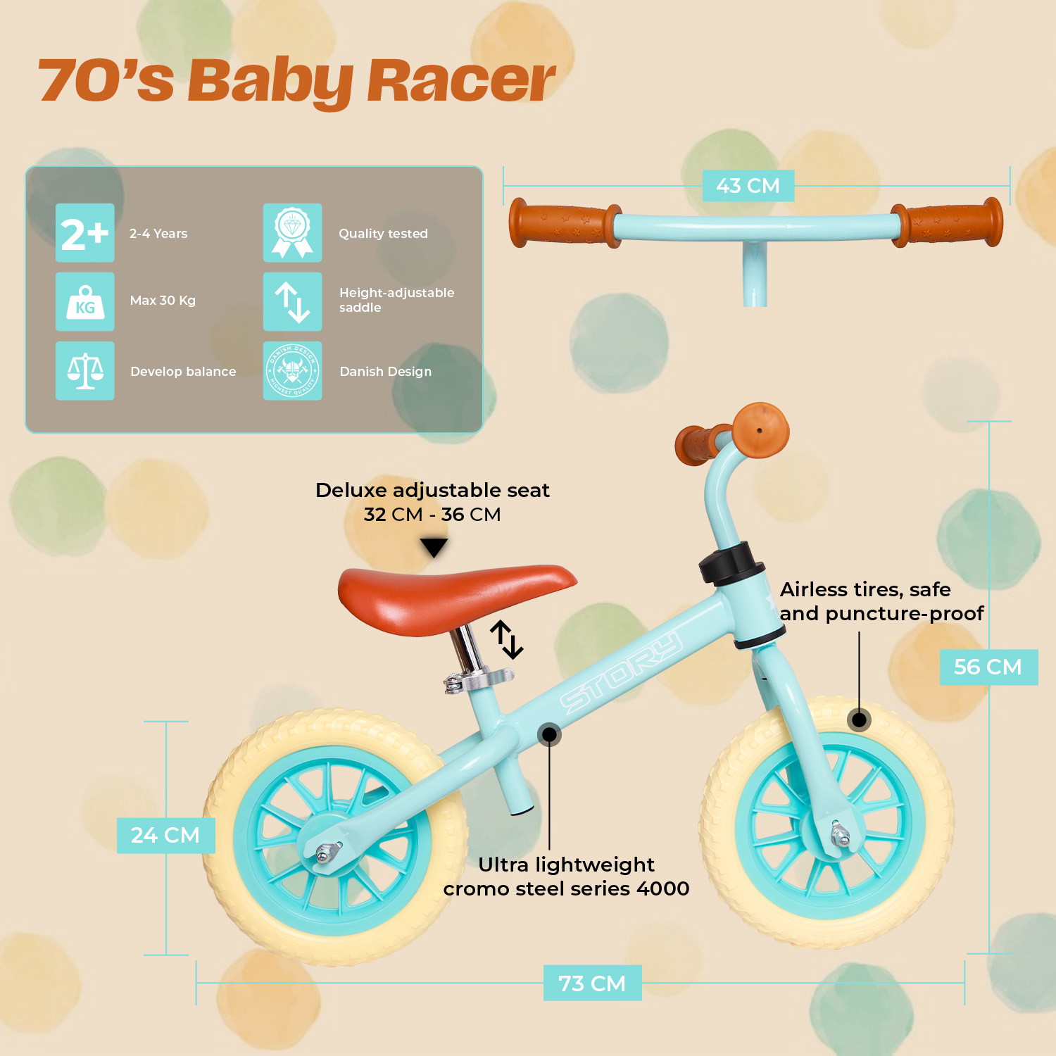 Story 70's Baby Racer Futókerékpár