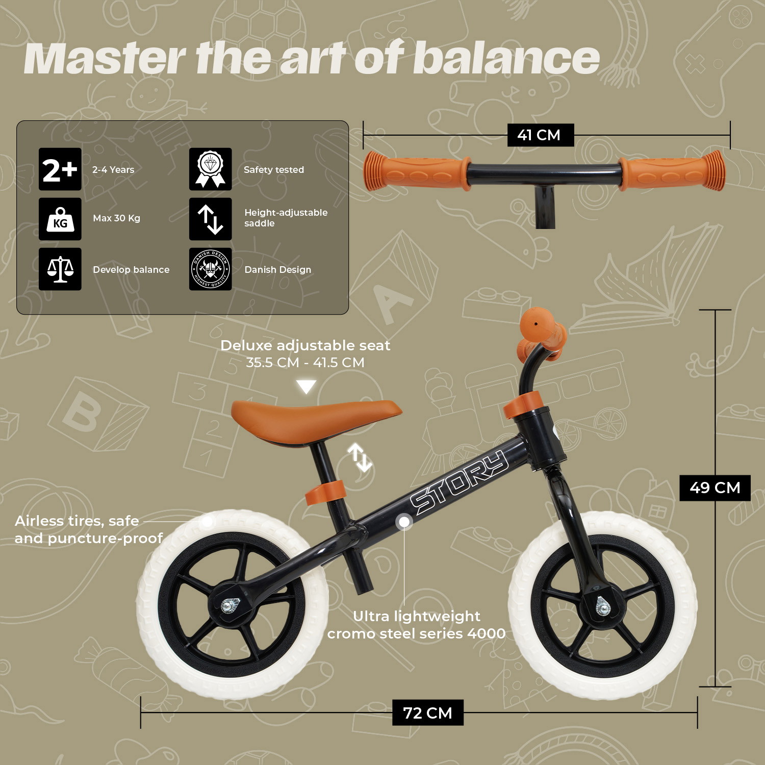 Story Run Racer Balance Bike
