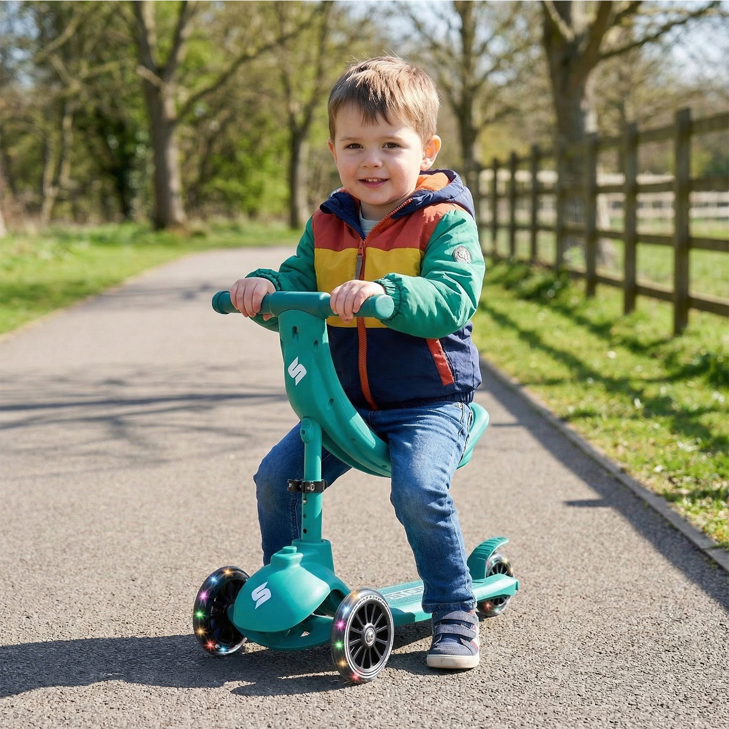 Story 4IN1 LED Gyerek 3-kerekű roller