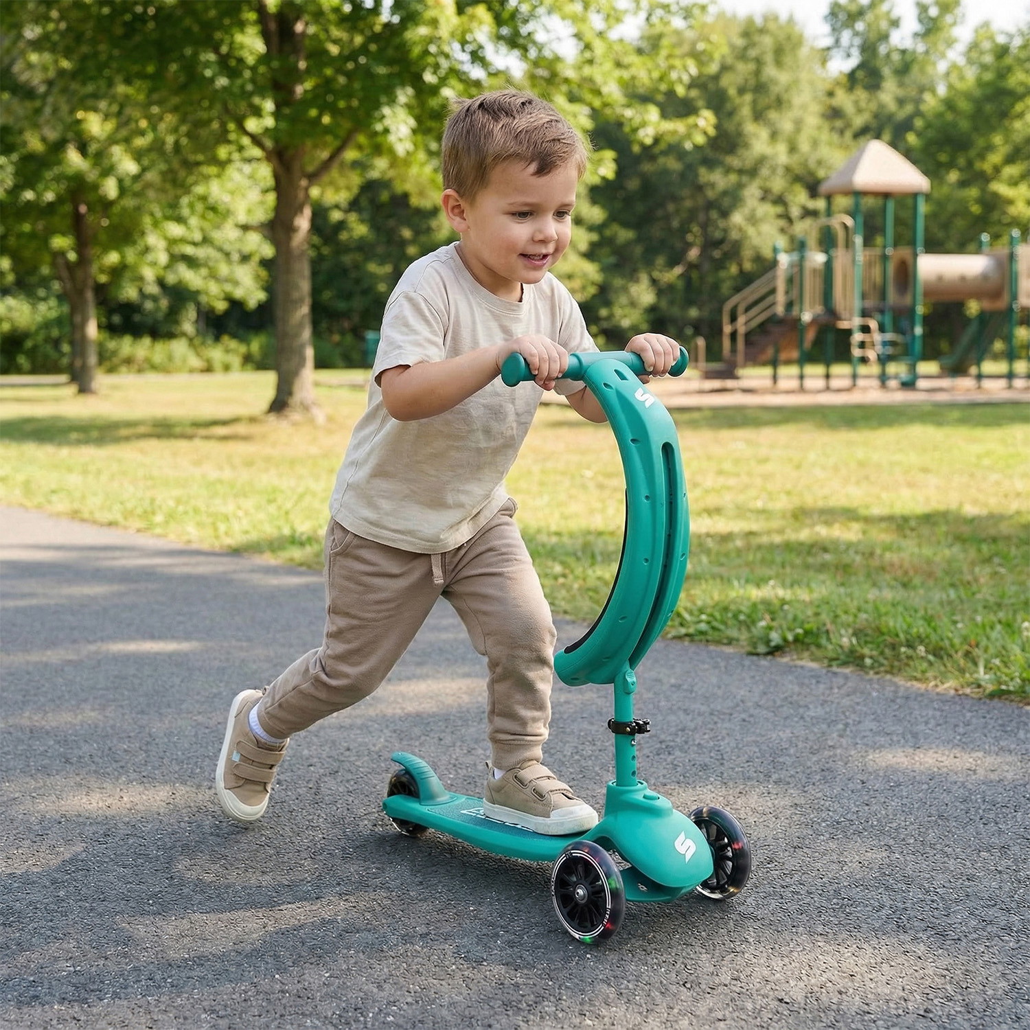 Story 4IN1 LED Gyerek 3-kerekű roller