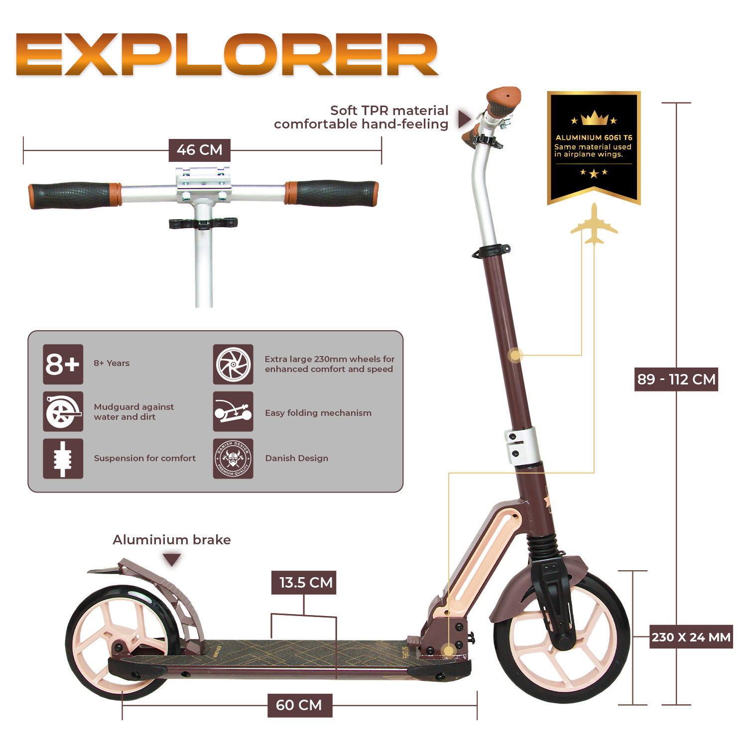 Story Explorer Összecsukható Ingázó Robogó