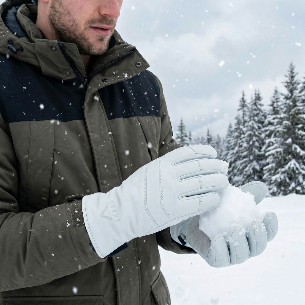 Annox Next Leather Ski Gloves