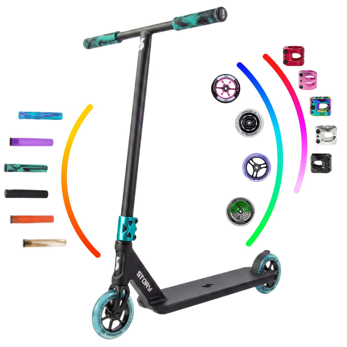 Euroskateshop Rider’s Choice komplett freestyle rollerek