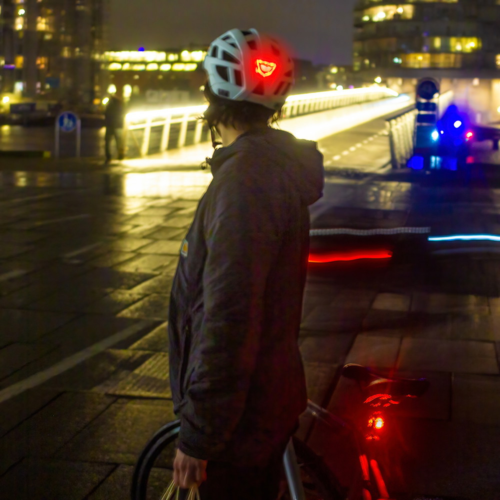 NKX City LED Bicycle Helmet with built-in light