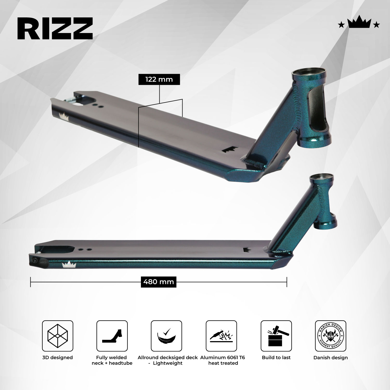 NKD Rizz Freestyle Roller Deck