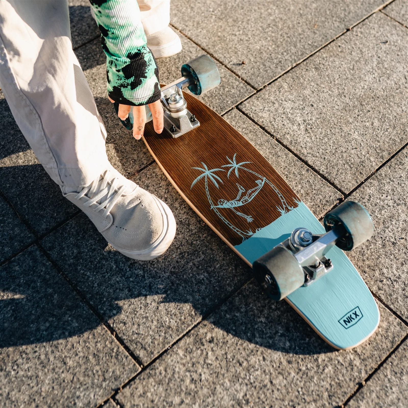 NKX Bones Mini Cruiser Skateboard 22"