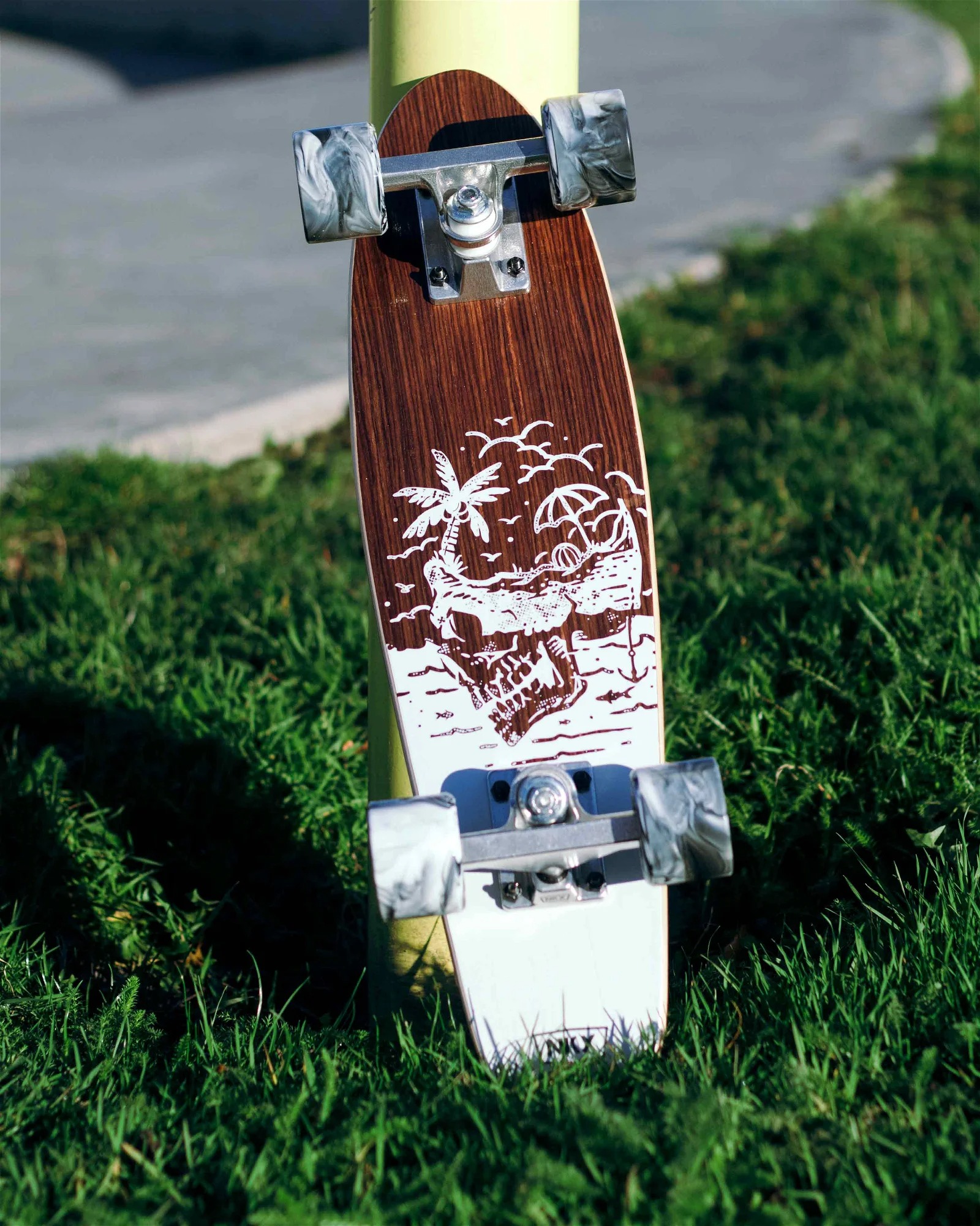 NKX Bones Mini Cruiser Skateboard 22"