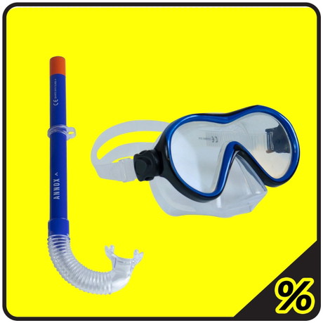 Annox Snorkel szett felnőtteknek (+15) - Kék