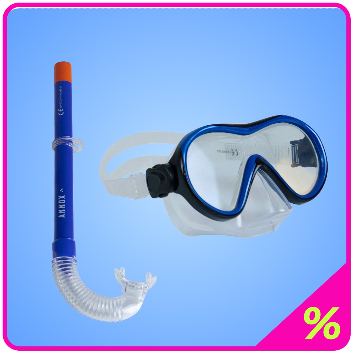 Annox Snorkel Készlet felnőtteknek (+15) - Kék