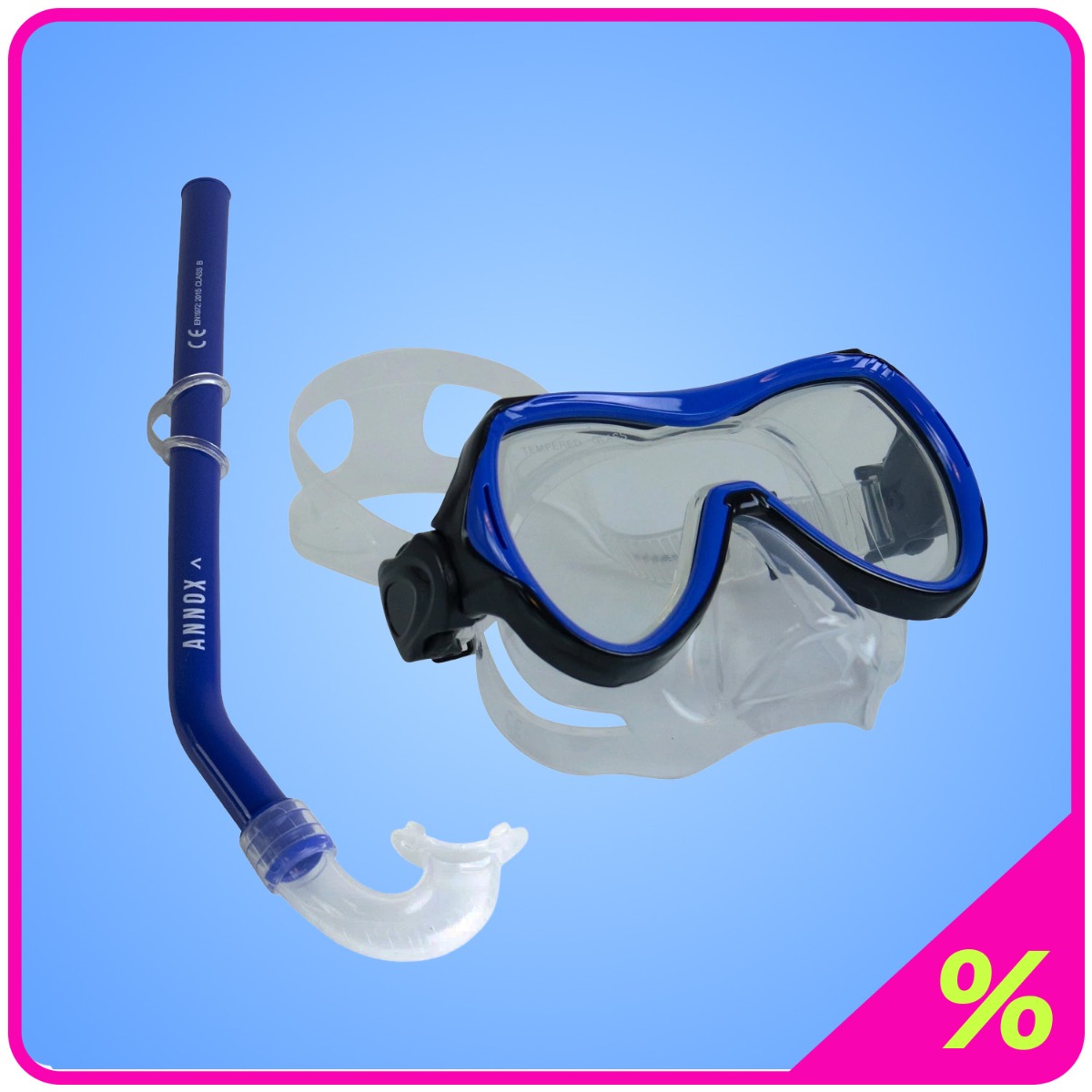 Annox Snorkel Készlet Gyerekeknek (8-15) - Kék