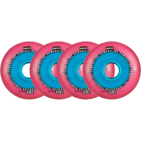 Powerslide Defcon RTS Inline Skate Wheels 4-Pack