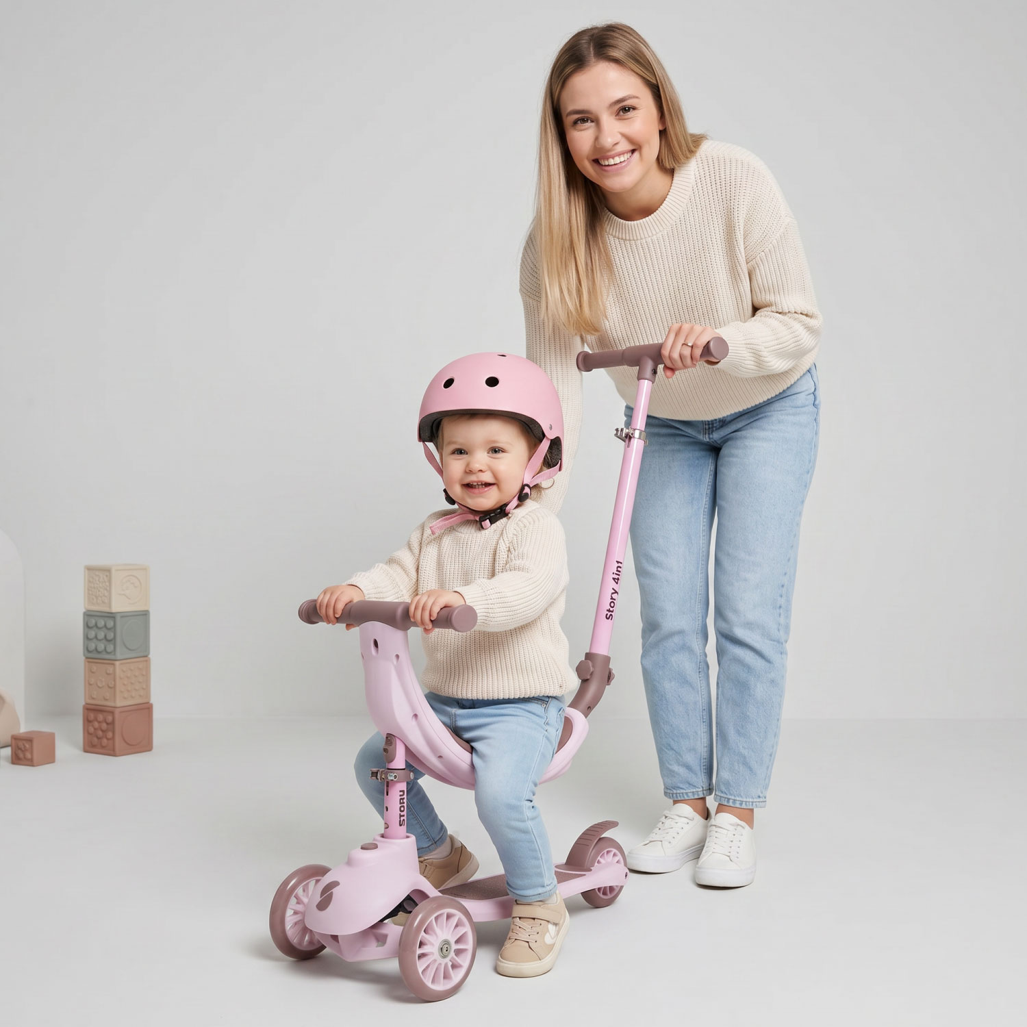 Story 4IN1 LED Gyerek 3-kerekű rollere