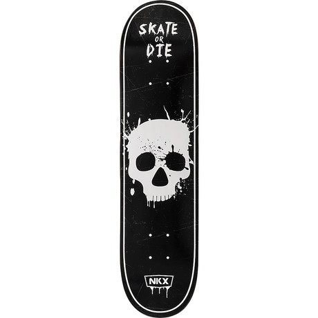 NKX Skate Or Die Skateboard Deck 7.5"