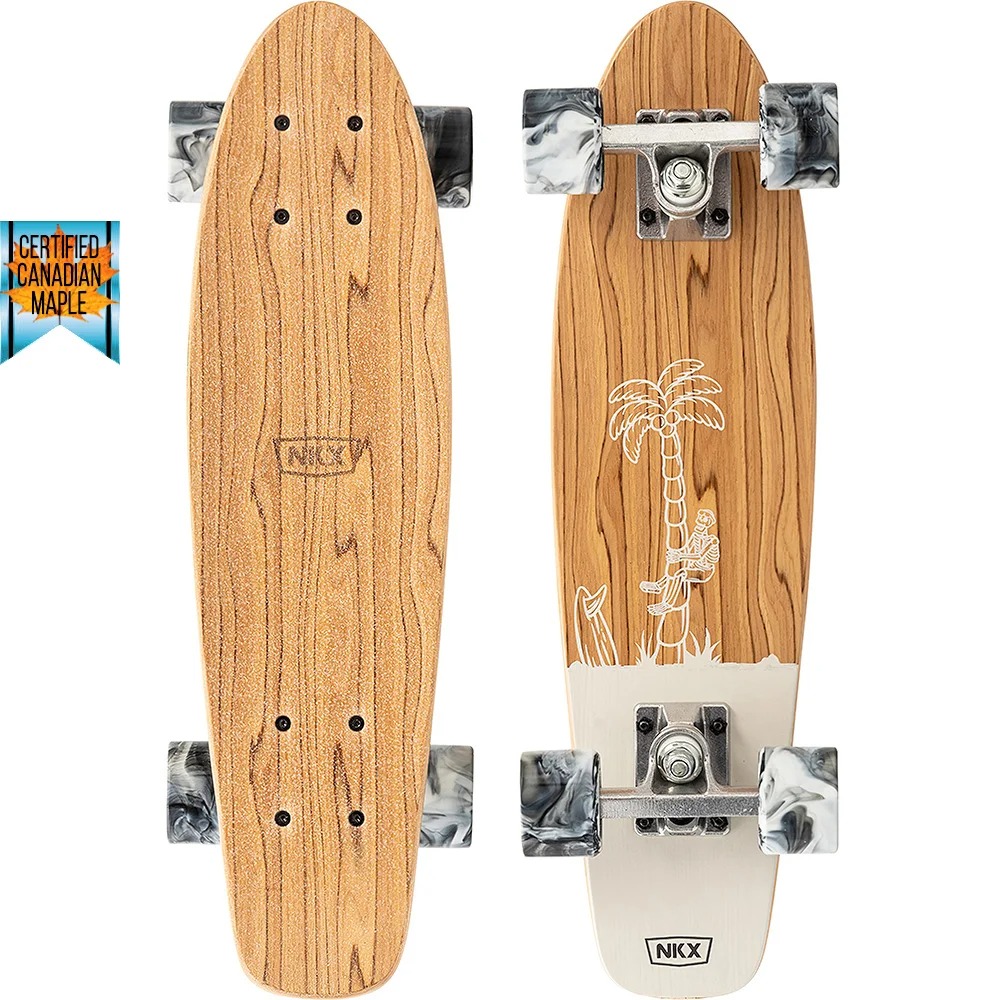NKX Bones Mini Cruiser Skateboard 22"