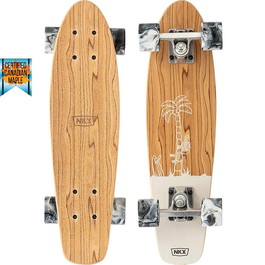 NKX Bones Mini Cruiser Skateboard 22"
