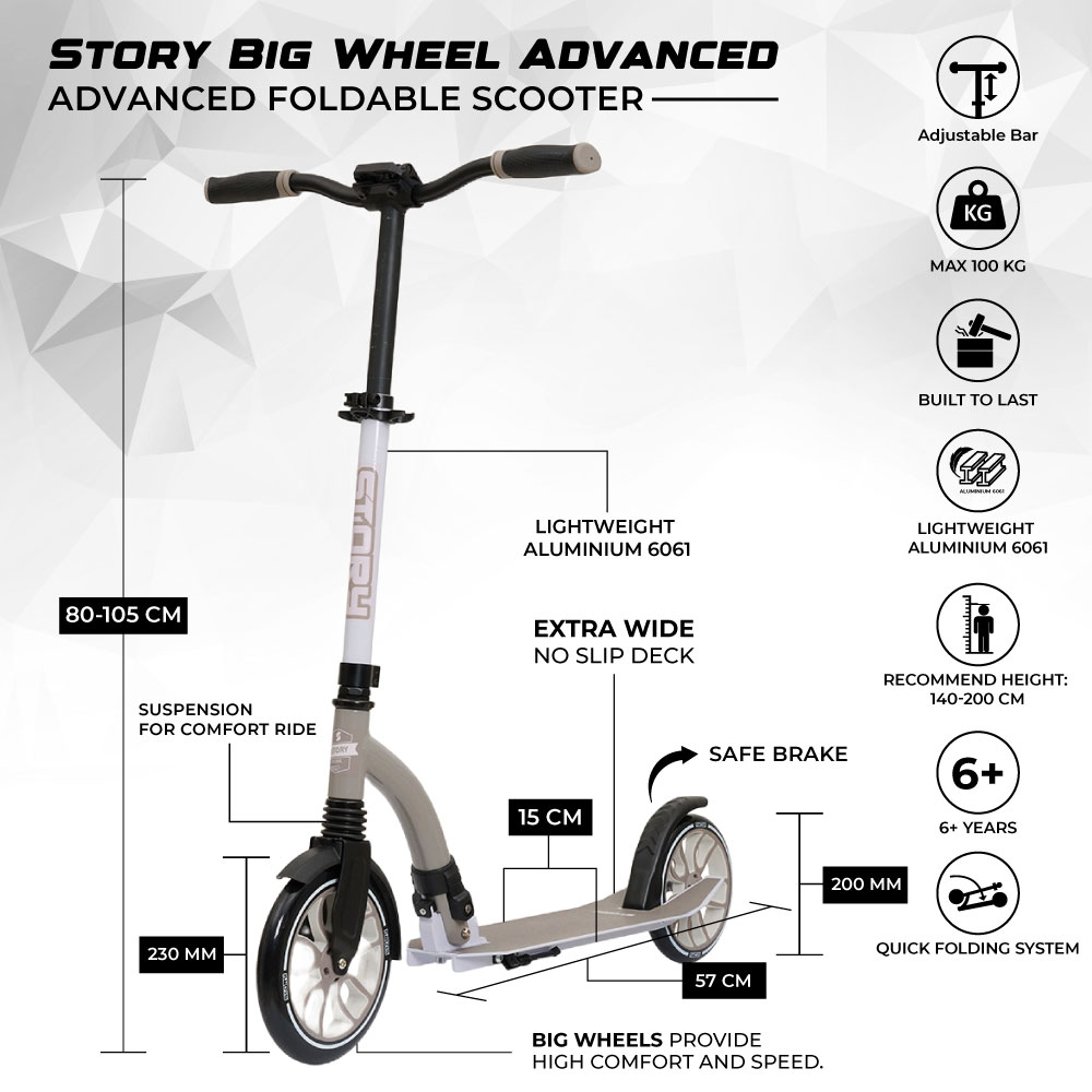 Story Big Wheel Advanced Összecsukható Roller