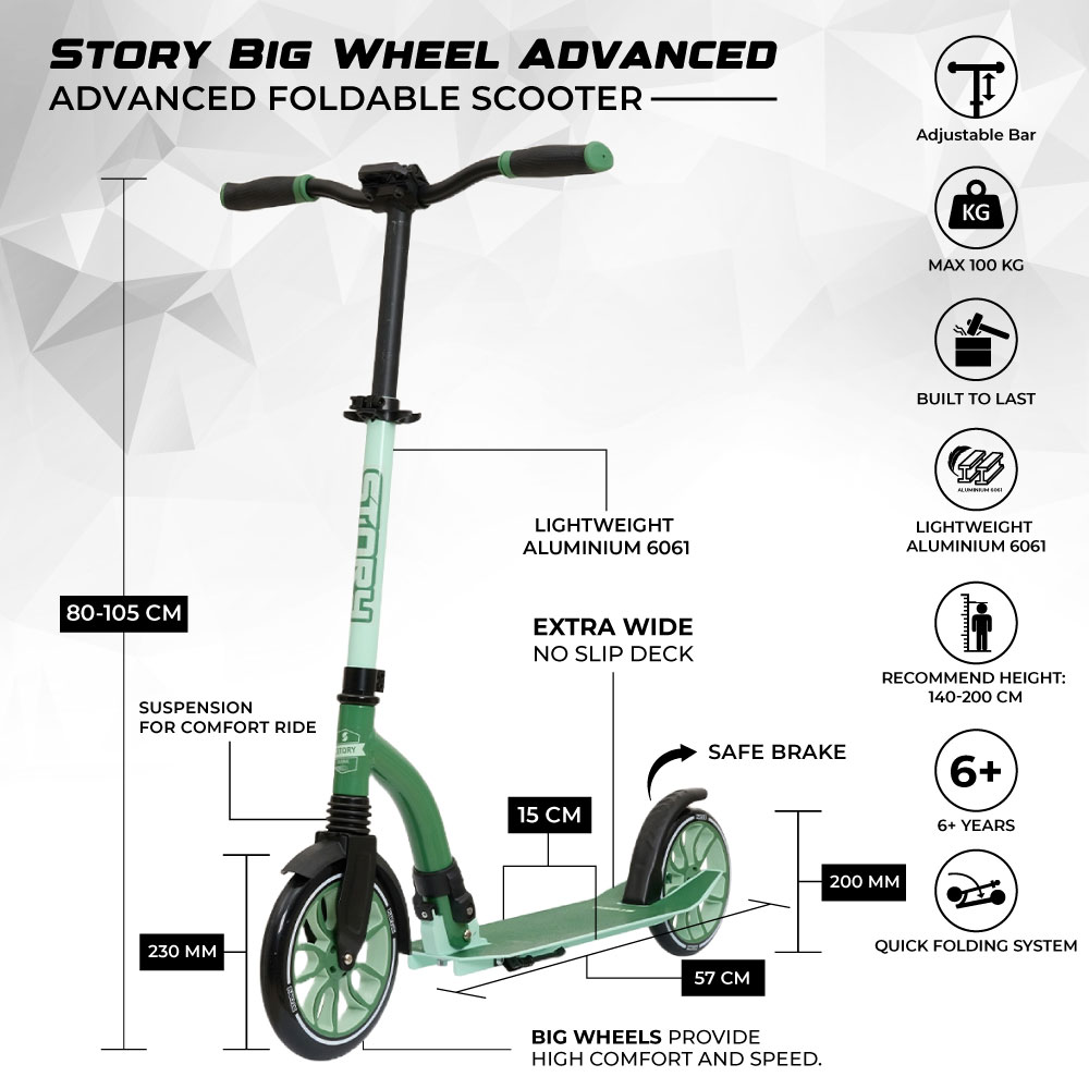 Story Big Wheel Advanced Összehajtható Roller