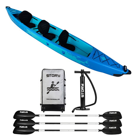 Story Division 3-Person Inflatable Kayak