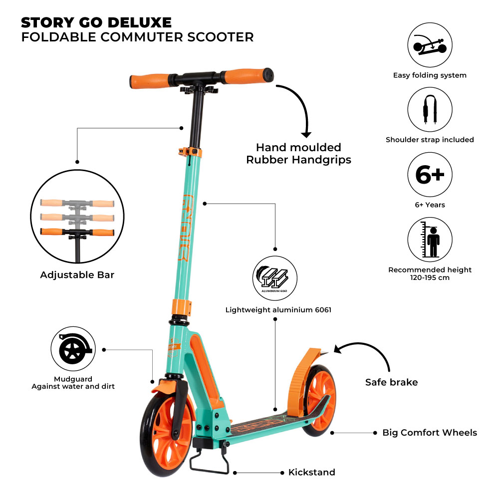 Story GO Deluxe Összecsukható Városi Roller