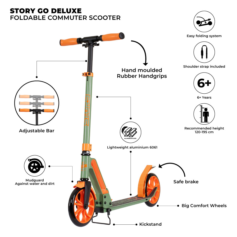 Story GO Deluxe Összecsukható Városi Roller