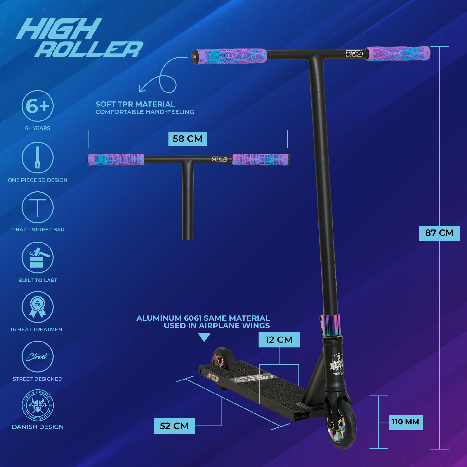 Story High Roller Utcai Freestyle Roller