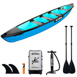 Story Inflatable 4-Person Canoe