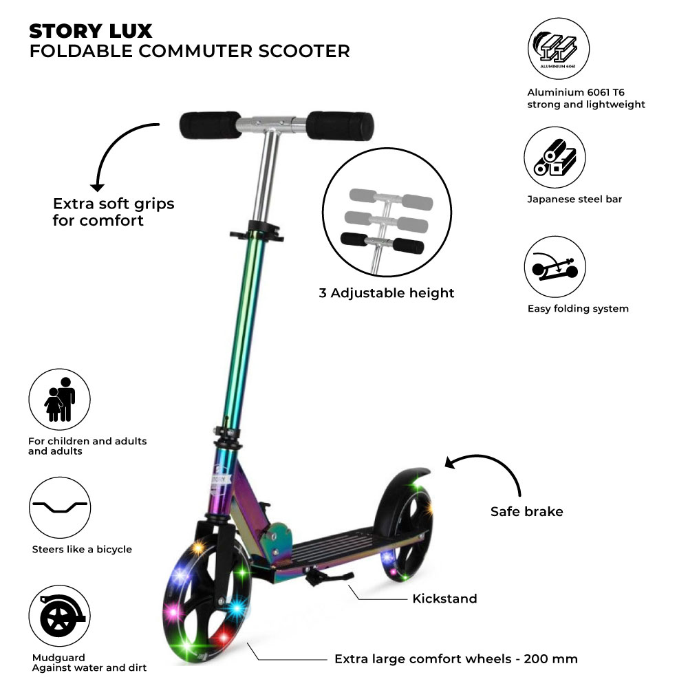 Story Lux Összecsukható Járó Roller