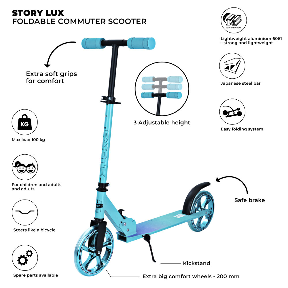 Story Lux Összecsukható Közlekedési Robogó