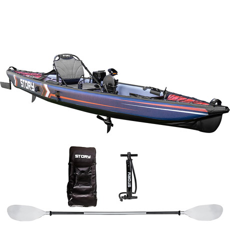 Story 1-Person Inflatable Pedal Kayak