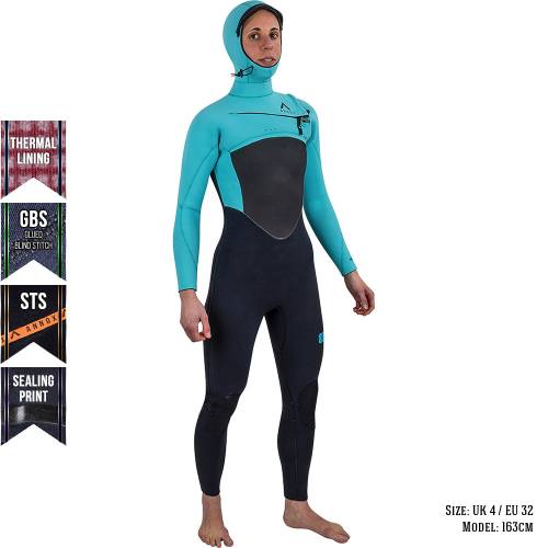 Annox Radical Hooded Women Wetsuit 6/5/4
