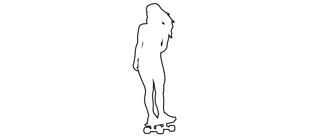 Longboard cruising